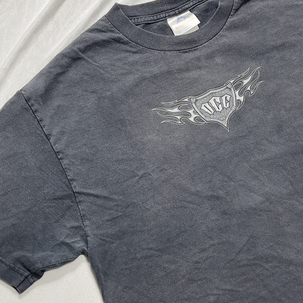VTG Orange County Choppers T-Shirt Mens Large Faded Y2K Biker Flame Distressed